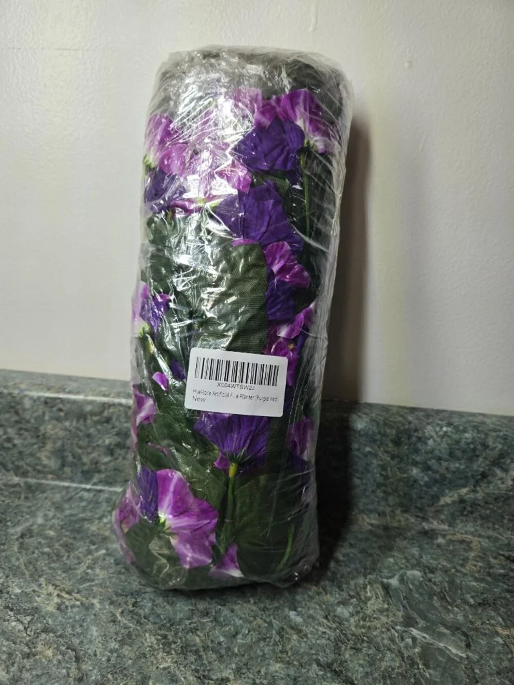 Hyeflora Artificial Flowers Purple Floral Outdoor Decor-UV Resistant-Porch Decor